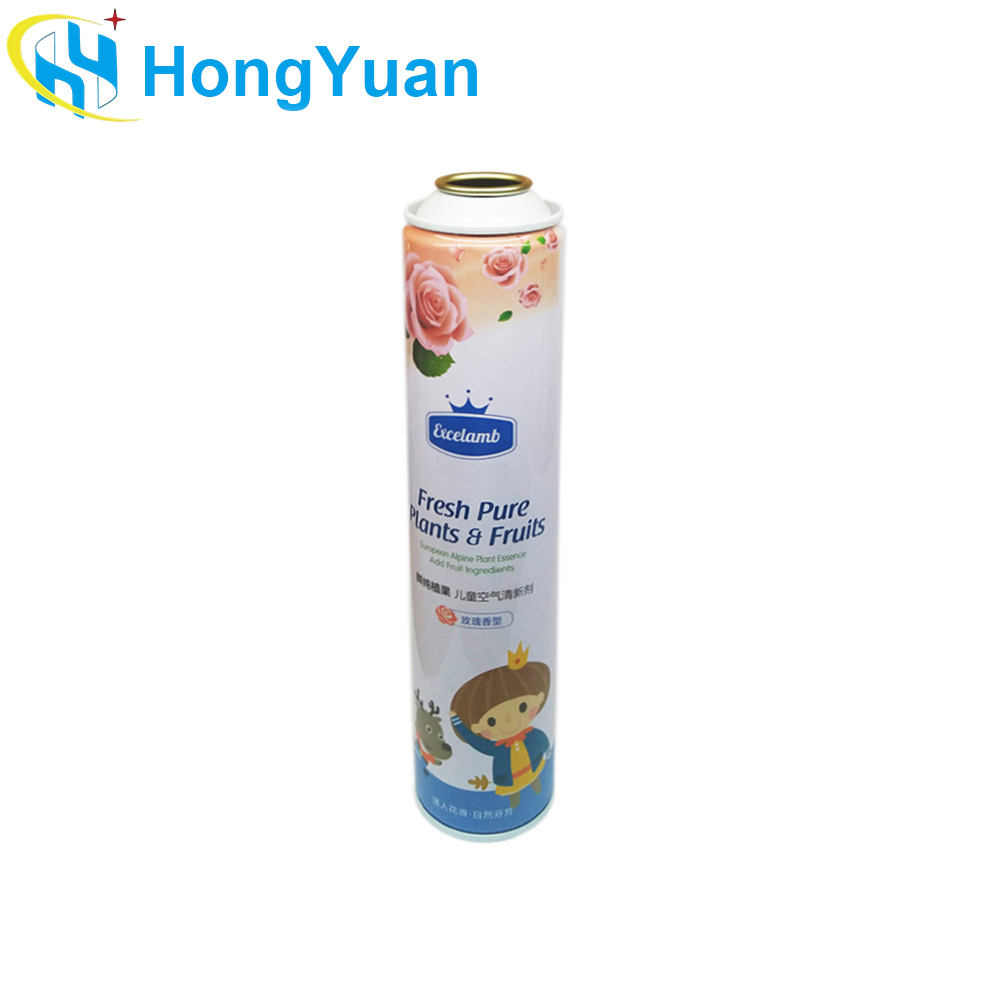 200ml Custom Printed Air Freshener Empty Tinplate Aerosol Can 57mm Diameter Full Color Decoration Container OEM Service