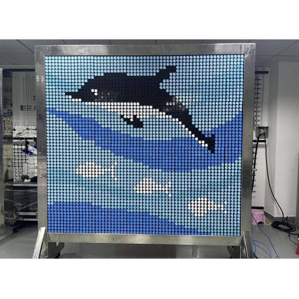 30 мм 5X7 Flip Disc Display Full Color Digital Screen для рекламы в помещениях