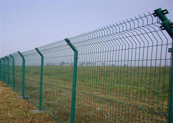 Powder Coated Steel 2.4m Welded Wire Rolled Fencing Privacy Building With Post