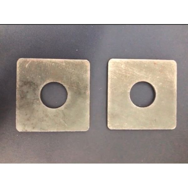 M16 Series Square Flat Washers , Precision Rectangular Washers Plain