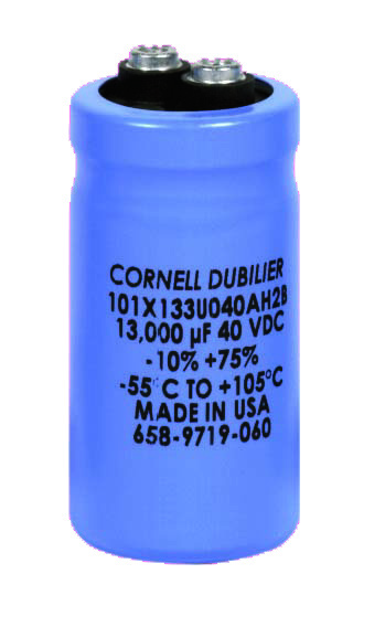 Low ESR Capacitor Cornell Dubilier Electronics 101X272U063AK2B High Ripple Current Wide Temperature Range