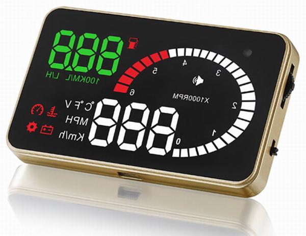 Ouchuangbo 3 inch car radio gps nav head up display screen and high-definition display Multi-color