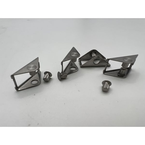 Custom Metal Triangular Connector – High Strength | Precision Stamping | Heat-Resistant | Ideal for Automotive & Electronics