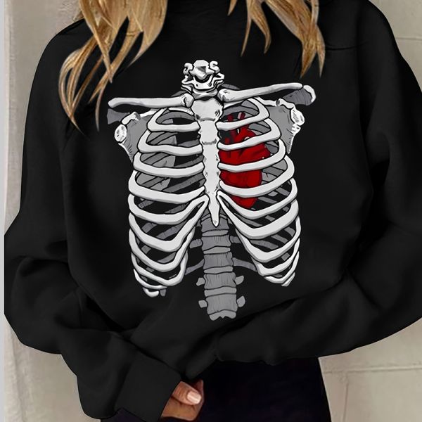 Cotton Crew Sweatshirt with Round Neck Pullover and Single-deck Lining for Conventional Thickness Warmth