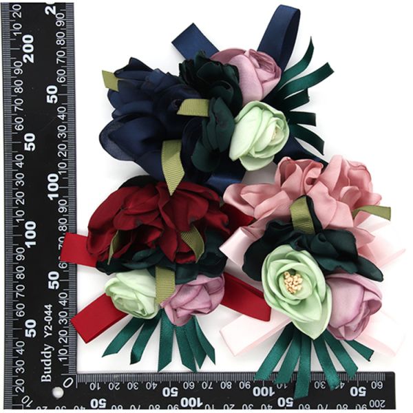 Cluster Colour Decorative Shoe Clips 85*110mm With Hanging Plating