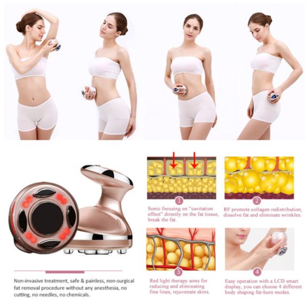 Slim Body Waist Cavitation Vacuum Machine Ultrasonic Private Label