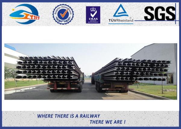 25m U75V 60R2 Steel Grooved track rails For Urban Tramway
