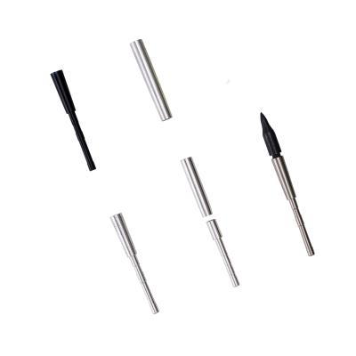 Id .165/166 4mm Arrow Broadhead Adapter Stainless And Aluminum Half Out Inserts with Impact Collar Outserts