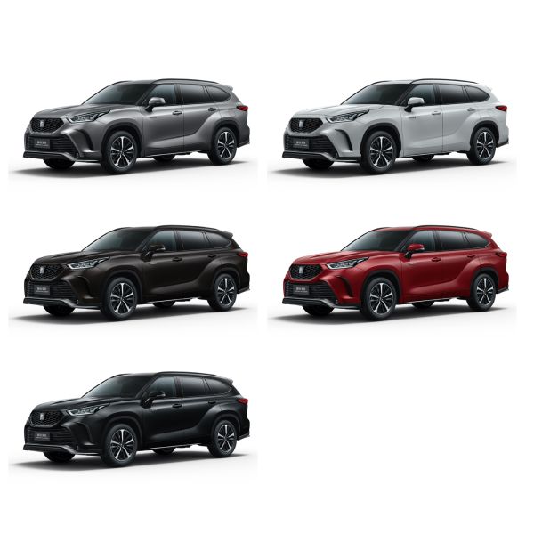 2023 China T-o-y-o-t-a CROWN KLUGER 2.5L HEV Coches 4WD con luz diurna LED y aire acondicionado automático