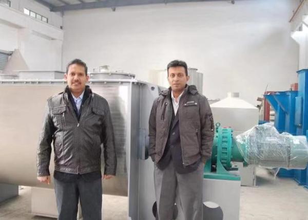 Mild Steel Powder Ribbon Blender Blender For Powdery / Rice Flour CE Certificate