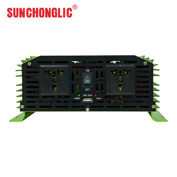 3000W Pure Sine Wave Inverter DC 12V to AC 220V with Big Screen for Reliable Power Conversion