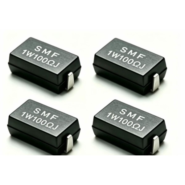 10~2MΩ 1WL Automotive Resistors 5% precision 100ppm/°C Metal Film Chip Resistors