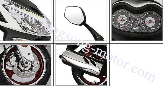 EEC DOT EPA PALADIN Ⅶ  50cc Gas 2-stroke 4-stroke  single-cylinder air-cooled Scooter 50
