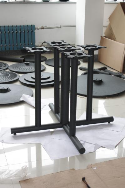 Large Dining Black Metal Table Legs Furniture Bar Table Legs Mild Steel Material