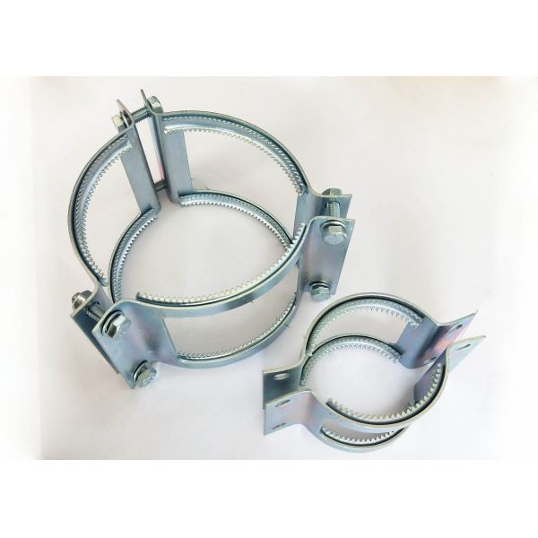 5 Inch Heavy Duty Steel Pipe Clamps Grip Collar Couplings Support Clip