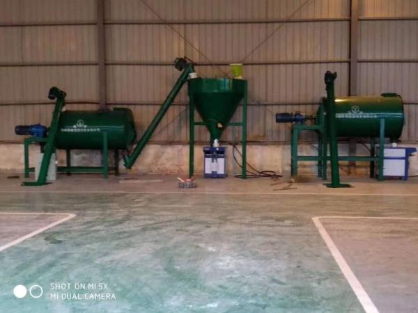 Poder seco econômico da máquina 5.5kw do misturador de almofariz com embalagem da planta da mistura 5t/H