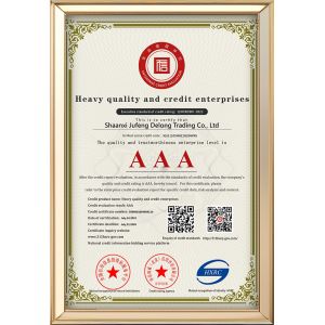 Shaanxi Jufeng Delong Trading Co., Ltd. Сертификации
