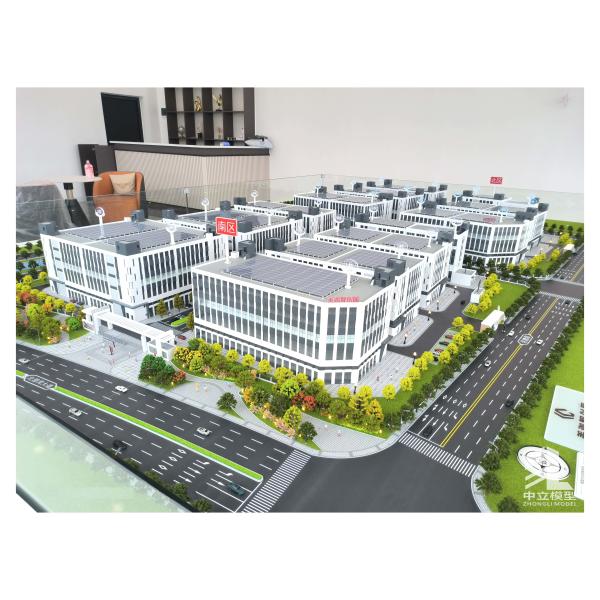 Industrial Building Model 1:120 Building Construction Model For Display Prototypes