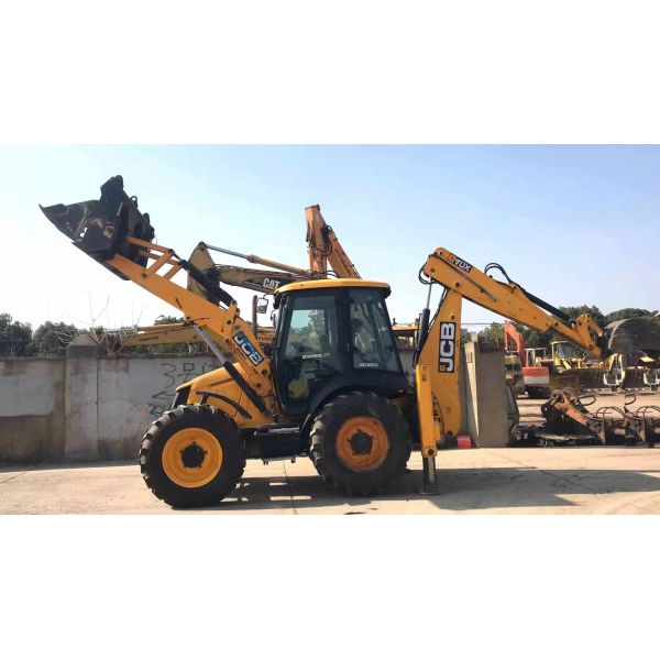 JCB 4CX Backhoe Loader 15000 KG Hydraulic Machine with Liyuan Hydraulic Cylinder
