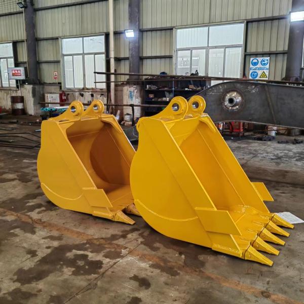 Q355B Excavator Rock Bucket Customization For Long Reach Arm Hitach330
