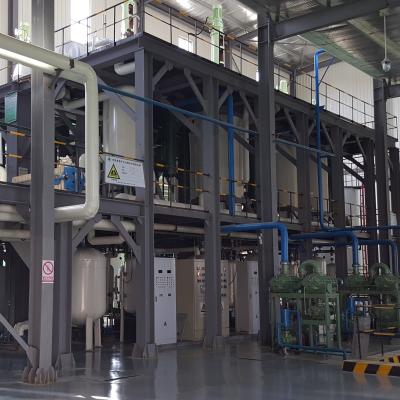 Regeneration product is light yellow used engine oil regenerate plant Heating cycle in vitro