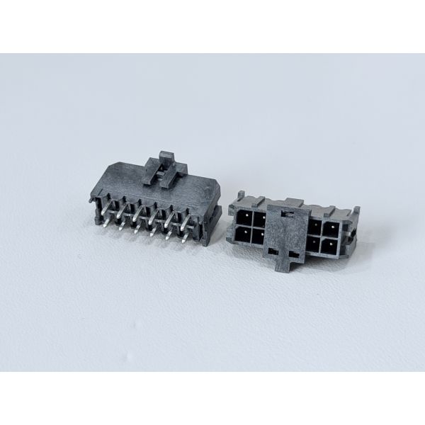 Micro-Fit 3.0 tyco Pin Header 3.0mm Pitch 2×6 Vertical PCB Power & Signal Connector with Peg, Tin-Plated Terminals for IDC Wire Harness, Automotive & Server