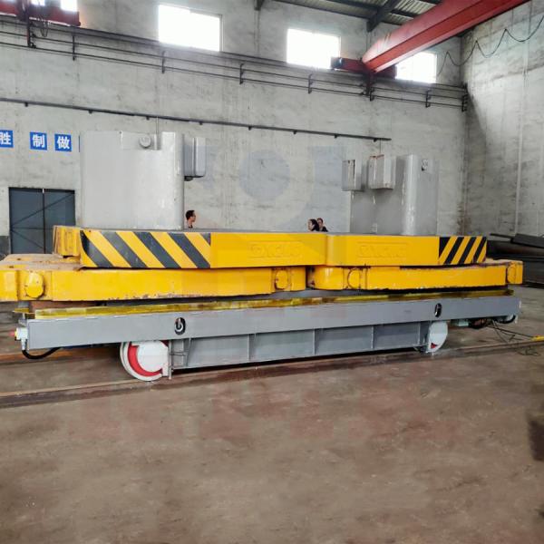 50 Ton Motorized Rail Guided Transfer Cart