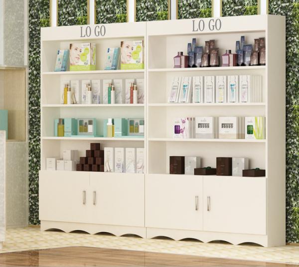 Multi Functional Cosmetic Store Furniture / Cosmetic Showroom Interior Design Easy Clean