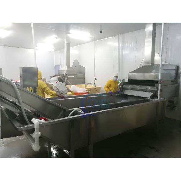 ISO Seafood Shrimp Cooking Machine Practical Stainless Steel 304