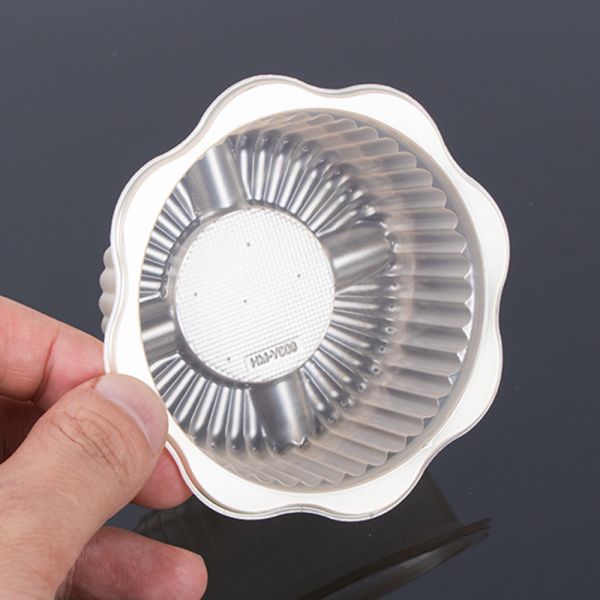 Moisture Resistant φ7*3cm Pastry Plastic Container