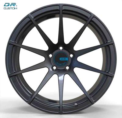 ET40 rodas côncavas profundas super Matte Black de alumínio bordas de 18 polegadas