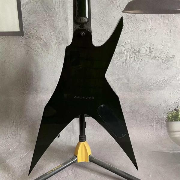 Custom 7 Strings Bird of Prey Neck Inlay Special Body Green Burst Flamed Maple Top Electric Guitar