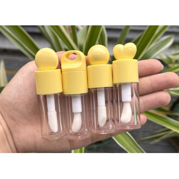 Empty Make Your Own Beauty 4ml Love Shaped Empty Lip Gloss Tubes