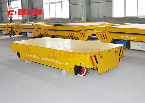 carro de transferência da bateria do trabalho do armazém da indústria de aço do rolamento da capacidade 20t grande para o transporte de materiais