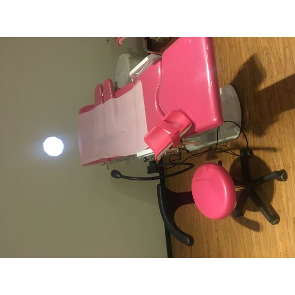 Таблицы рассмотрения Gynaec пинка больницы кровать tableDelivery электрической акушерская с лампой