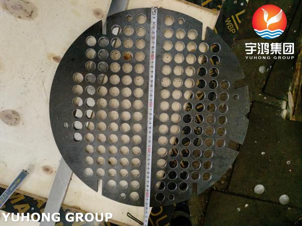 ASME SA36 Carbon Steel Plate Baffle For Tube Bundle Or Heat Exchanger