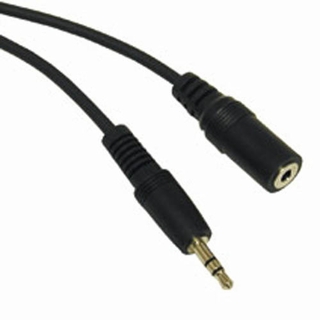High quality 3.5mm male to female headphone extension cable