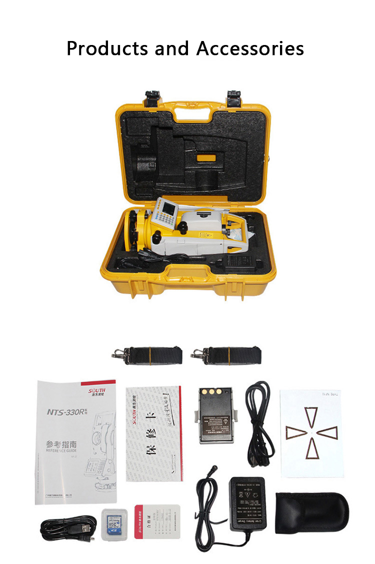 NTS-332R10 Южная общая станция Прибор геодезического обследования земли без призма 79 мм