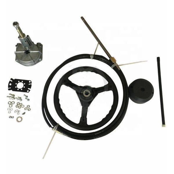16 Ft Planetary Gear Outboard Marine Steering System Boat Steering Kit