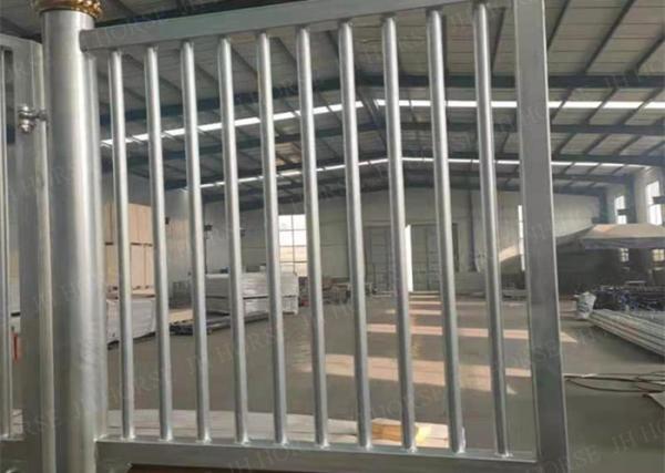 Tenda de aço de prata galvanizada Front Heavy Duty do cavalo do quadro do metal