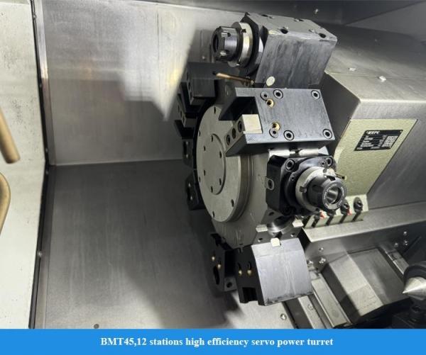 SMTCL Centro de torneamento horizontal HTC30Hm 12 estações de força horizontal torreta máquina de torneamento CNC
