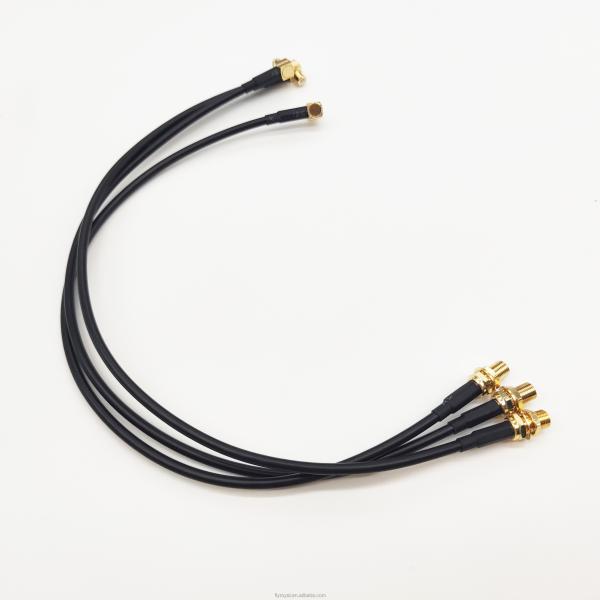 100mm RF Coaxial Cables RP SMA Female To MMCX Cable Extension RG178