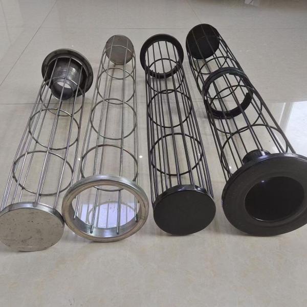 Round Pleated Dust Collector Filter Cage Air Welding Making Machine Polyester 304 316 Skeleton Filter Bag Cage
