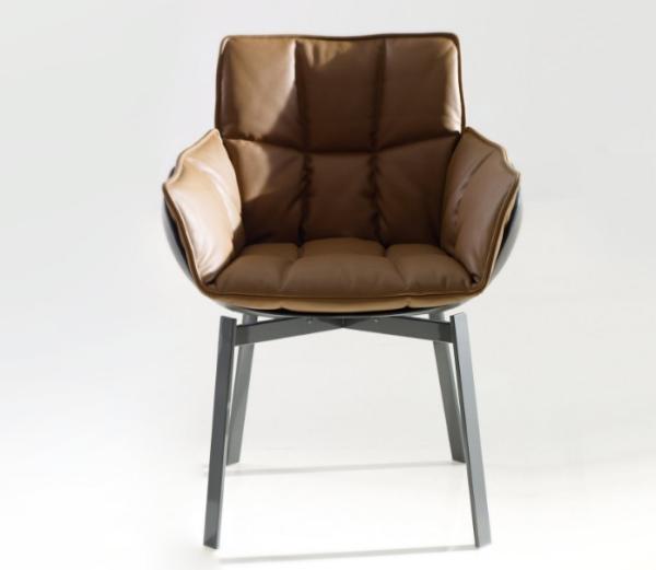 Modern latest fiberglass Leisure Bar Husk Dining Chair office Arm Chair
