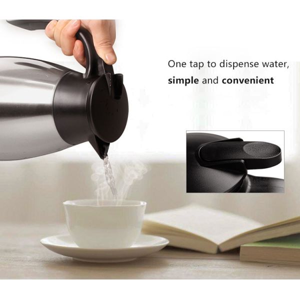 Leak Proof Stainless Steel 68 Ounce Vacuum Insulated Teapot