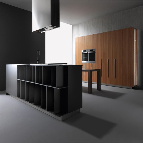 Villa/Apartment Kitchen Cabinets YALIG Atalanta Cucina 2022 Wood Veneer with Drawers