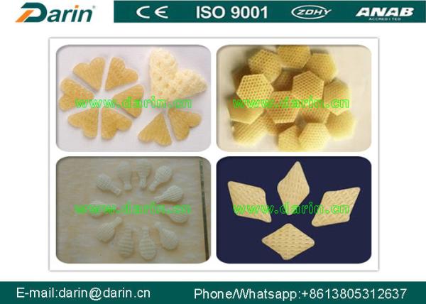 Auto Chocolate Filled Snacks Making Machine High Performance