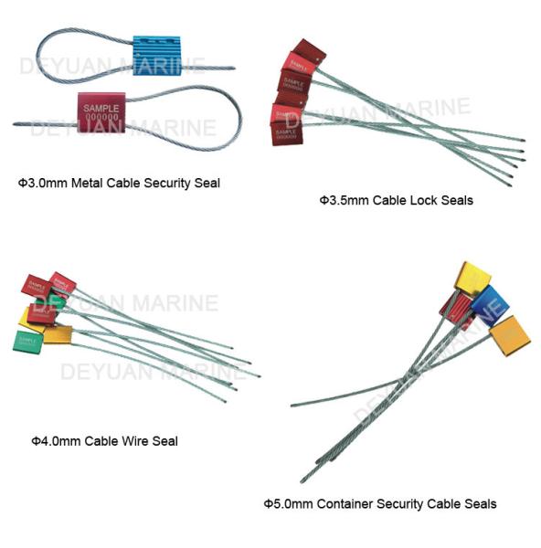 Professional Cable Seals Shipping Container Parts Yellow / Green / Orange