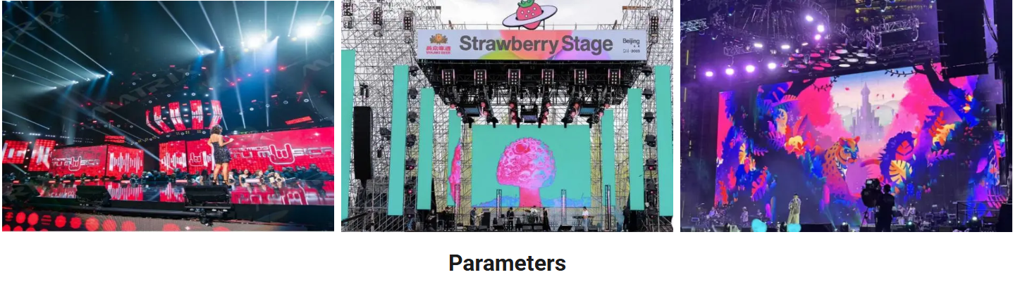Transparent Led Stage Background Arena Led Screen Video Wall 4500 Nits Waterproof