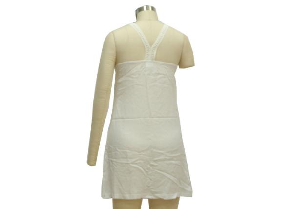 White Halter Neck Casual Ladies Wear Comfortable Sexy Women'S Night Dress